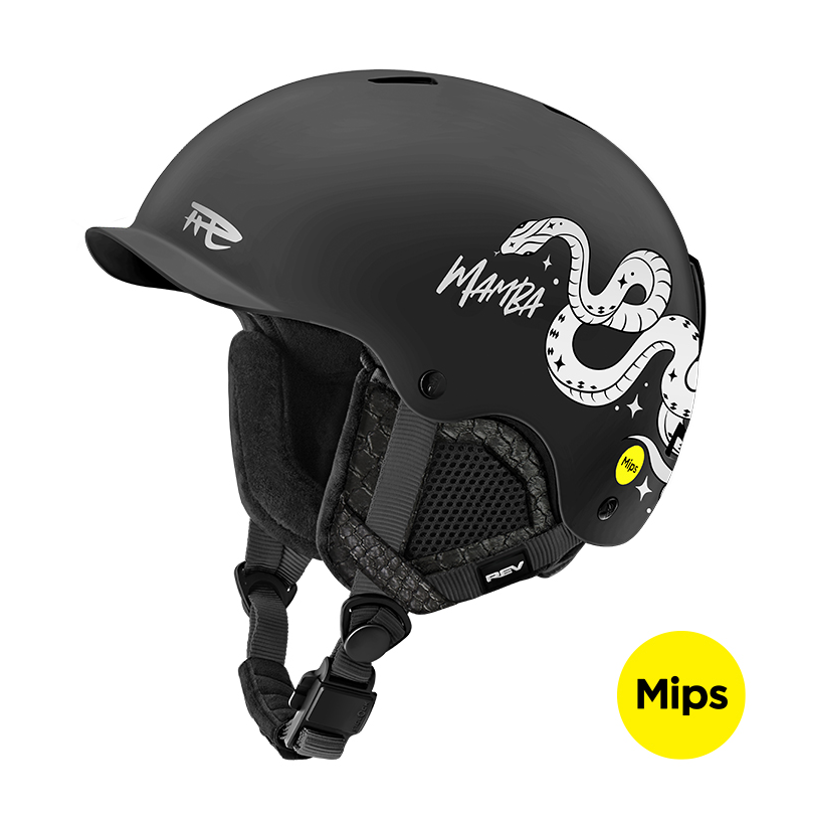 REV ORIX F3 Helmet MIPS Master Limited Edition - Black Mamba